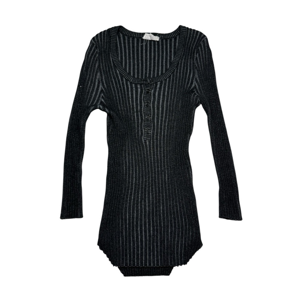 Freshman Forever Black Striped Sweater Size Large